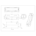 Single Battery Holder For 18650 THM (043P)