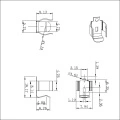 50 SM Cylindrical Battery Contact Clip AAAA 1 Cell SMD (SMT) Tab