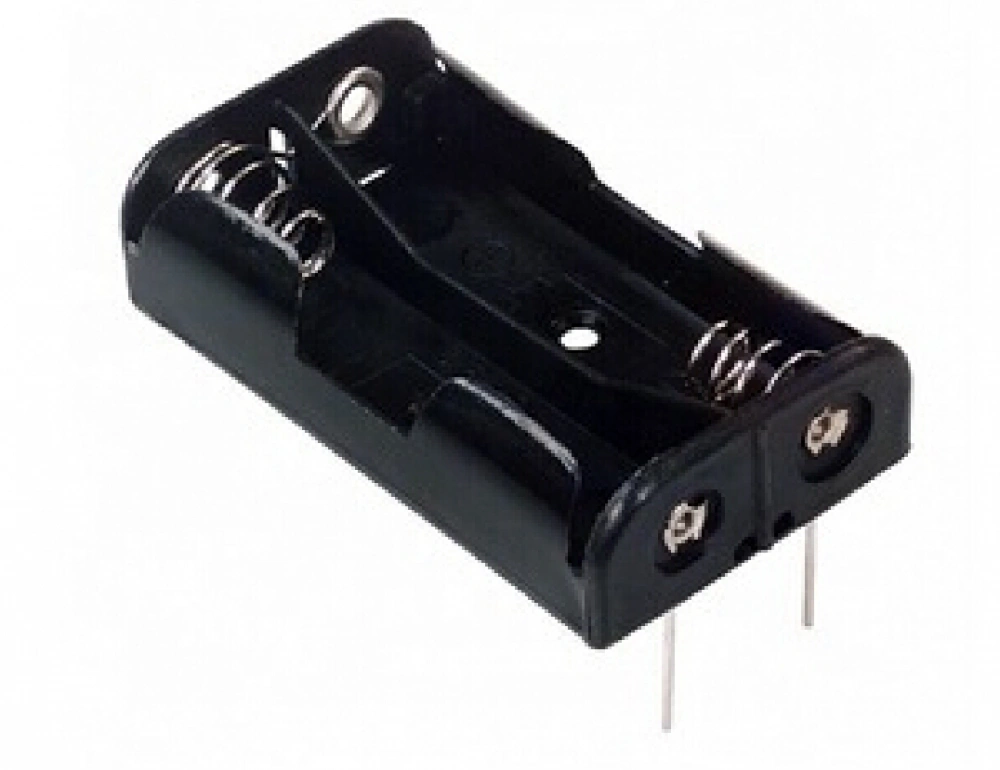 2 Pieces AAA battery holder with pins