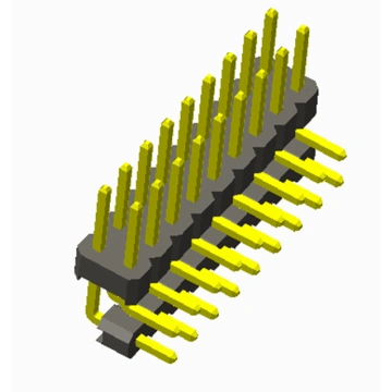 2.54mm Pin Header Dua lRow Angle Type AddHousing