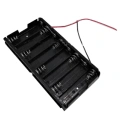 8- AA battery holder with wire leads