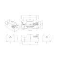 Single Battery Holder For D TYPE THM