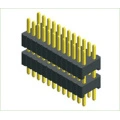 1.27 mm Pitch Pin Header DIP Straight Dual Row Double Plastic