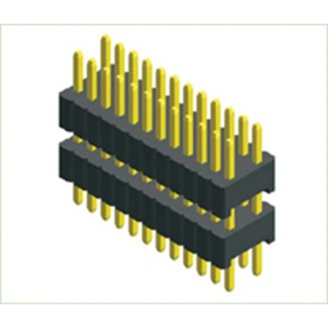 1.27 mm Pitch Pin Header DIP Straight Dual Row Double Plastic