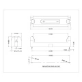 SINGLE AA BATTERY HOLDER THM