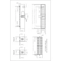 2.54mm(.100")dual row SMT type Box Header Board Mount Connectors
