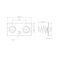 BATTERY Contacts FOR 'AA'Dual Spring Battery (5228)