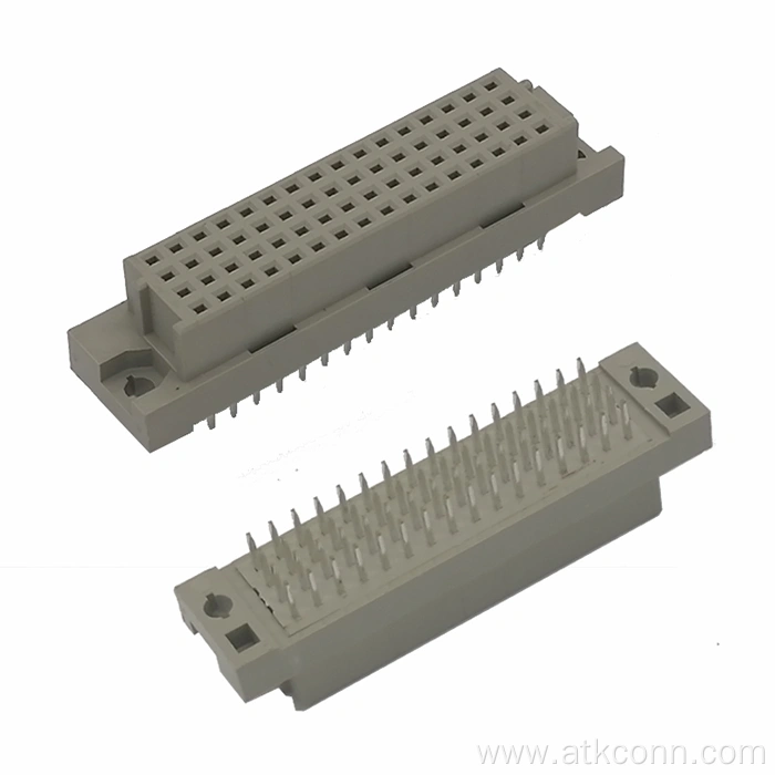 64 Positions Vertical Type C Receptacle DIN41612 Connectors
