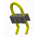 2.54mm Pin Header Single Row 180 Degrees HookType