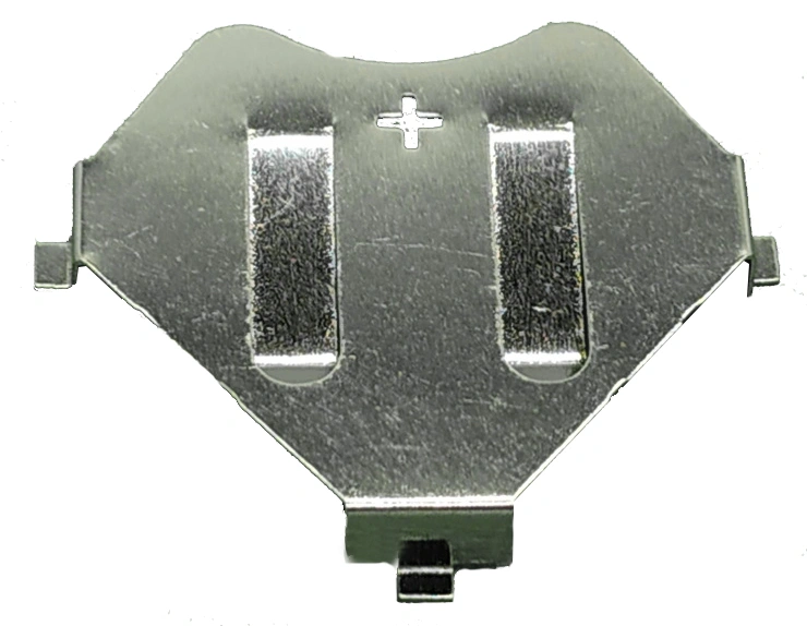 Metal CR2430 Coin Cell Retainer Holder SMD Tin Nickel Plate