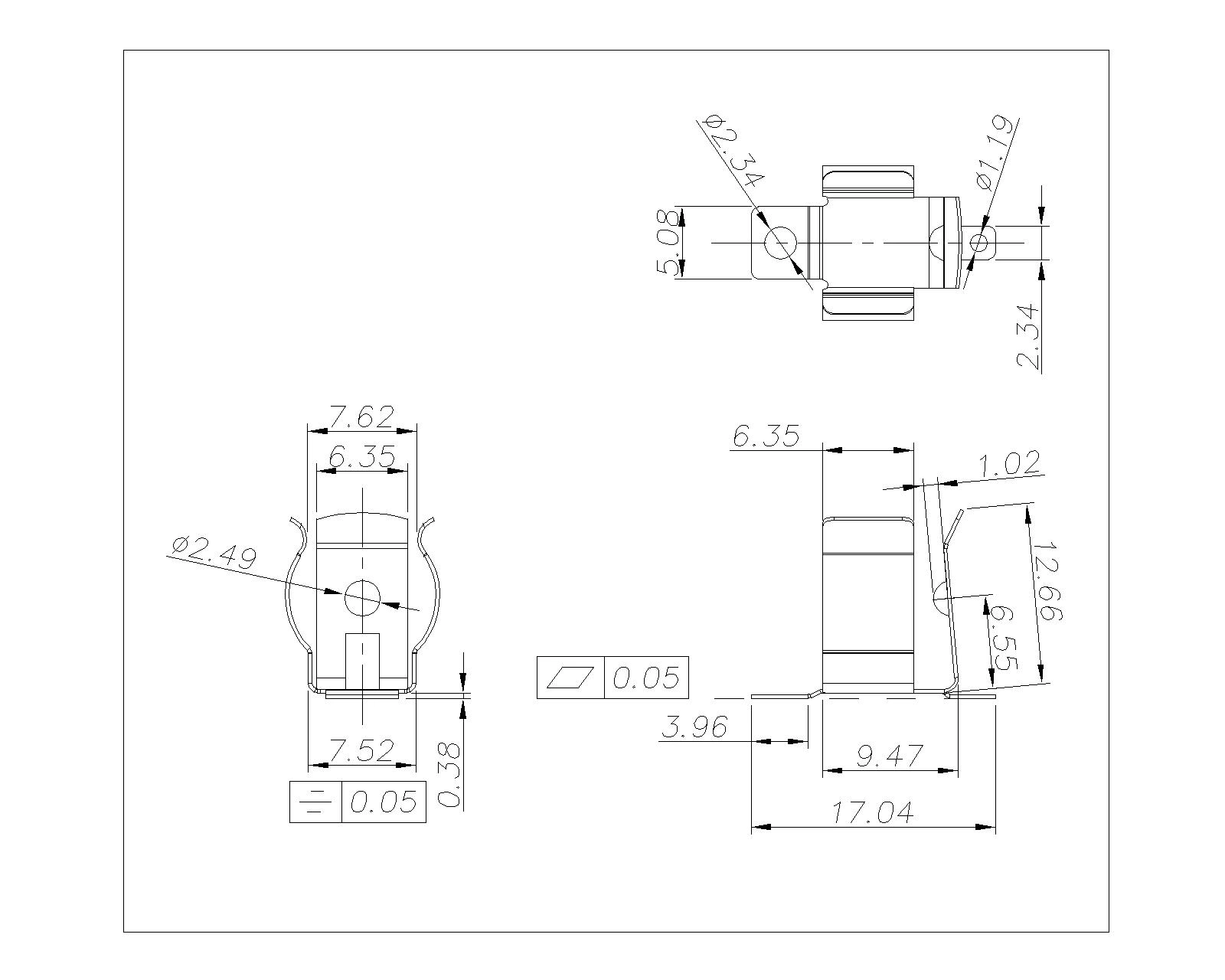 AAA-N Battery Contacts 55