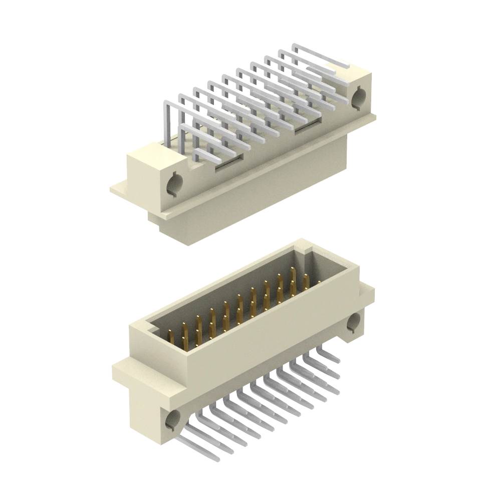64 Positions Vertical Female Press-Fit DIN 41612 / IEC 60603-2 Connectors