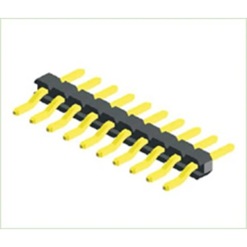 1.27mm (.050") inch pitch Plug Pin Header Single Row SMT 90°
