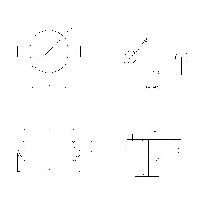 Battery Shrapnel 165 Style Battery Spring Connector Clip