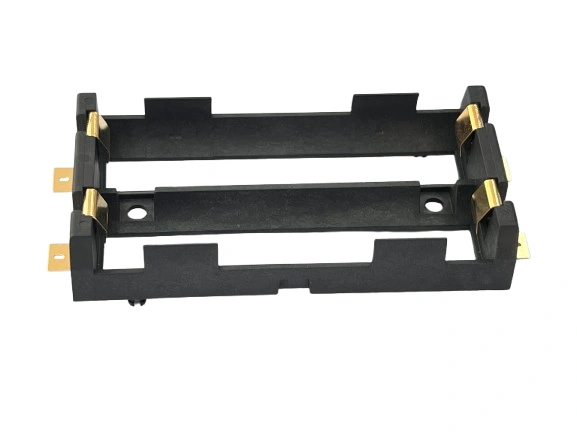 Dual Battery Holder For 18650 SMT,Gold Plated