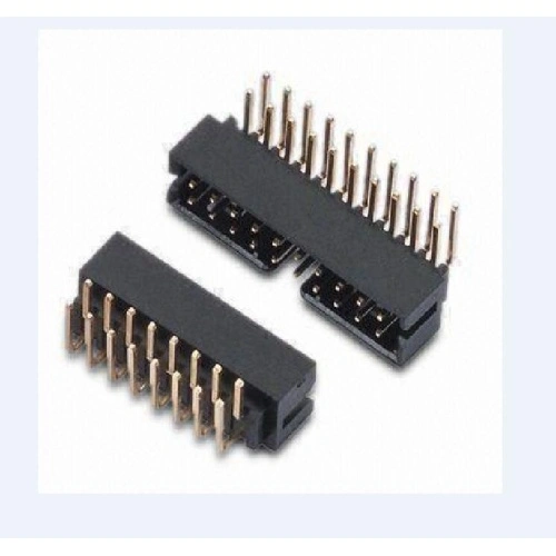 1.27mm Pitch 1.27mm dual row box header 90° H=4.90 Factory