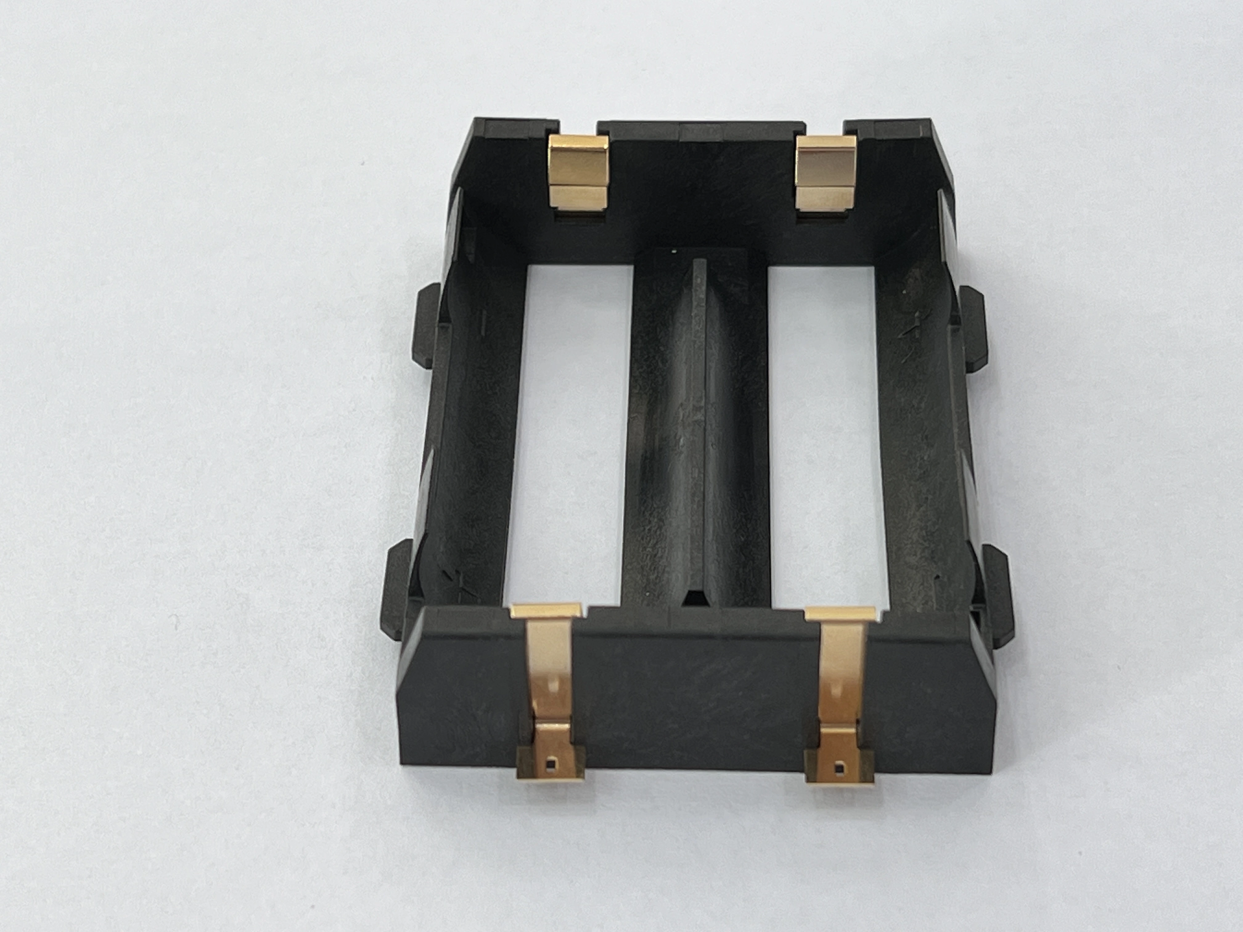 Dual Battery Holder For 26650 Solder Tail,Gold Plated