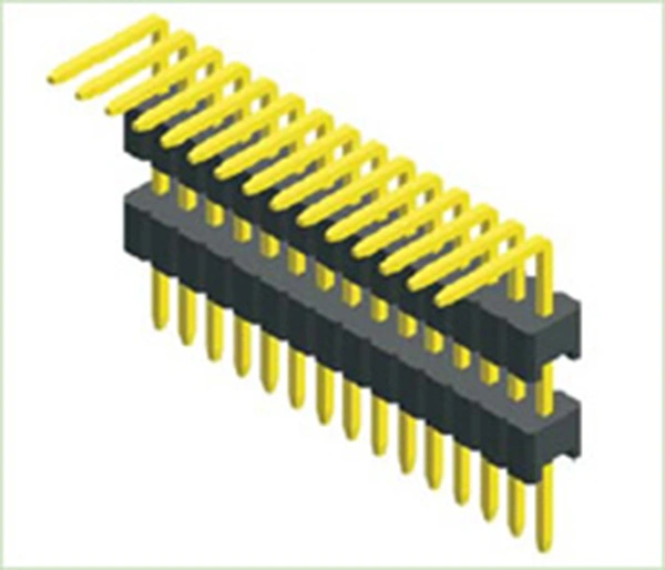 1.27 mm Pitch Pin Header Single Row Angle DIP