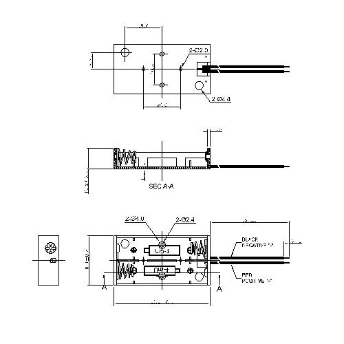 2 x 1.5V AAA Battery Holders with Wire Leads