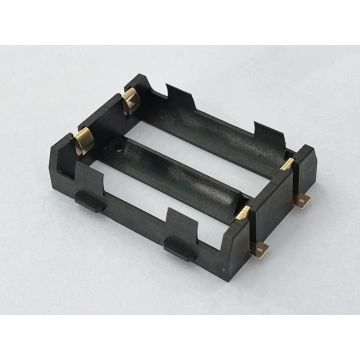 Dual Battery Holder For 26650 Solder Tail,Gold Plated