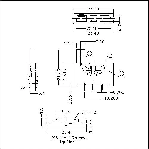 Coin Cell Holders FOR CR2032 R