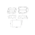 Dual Battery Holder For 26650 SMT