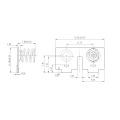 BATTERY Contacts FOR 'AAA' Dual MF Battery (5214)