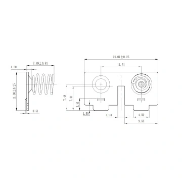 BATTERY Contacts FOR 'AAA' Dual MF Battery (5214)