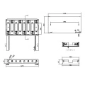 8- AA battery holder with wire leads
