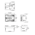3 Pieces AAA Battery Holder/Case/Box with pins