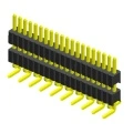 1.27mm Pin Header Vertical SMT Conn Single Row Double Plastic