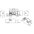 1 Piece D Cell battery holders with leads