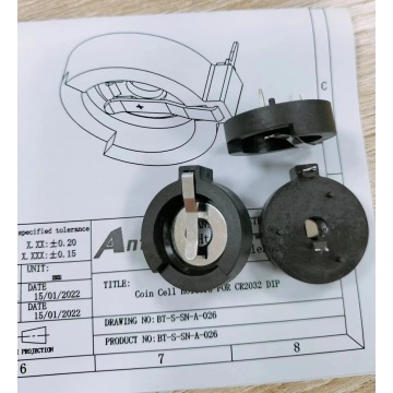 Coin Cell Holders FOR CR2032 DIP