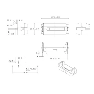 Battery Holder FOR 2-3A(-A)