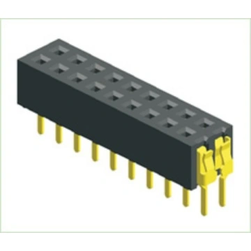 2.0mm Female Header Dual Row Straight Type H4.0
