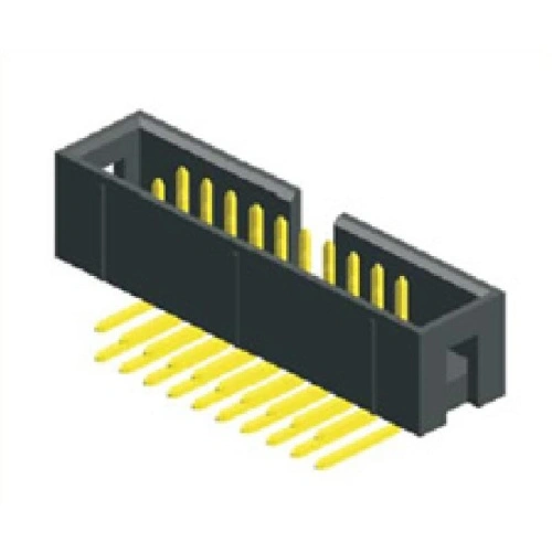 2.54mm Pitch 2.54mm dual row box header 90° type H=9.0 Manufactory