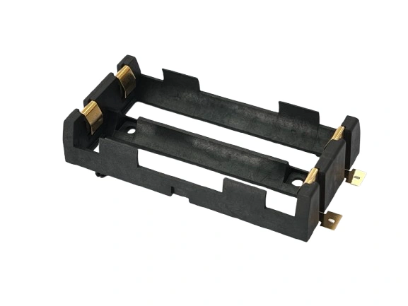 Dual Battery Holder For 18650 SMT,Gold Plated