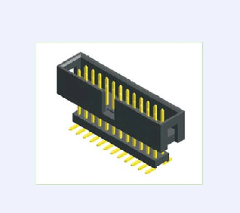 2.54 mm dual row box header Straight SMD Add Housing