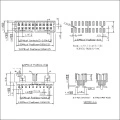 2.0x2.0mm Dual Shrouded Box Headers SMT Staight type