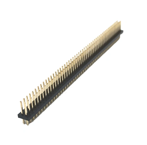 1.50mm(0.059") Pitch Double Row DIP 180°/Straight Male Pin Strip Headers Interconnect Products