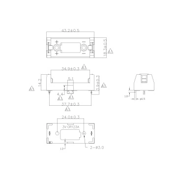 Battery Holder FOR 2-3A(-B)