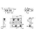 4 Pieces AA Cell Battery Holder/Box/Case with pins