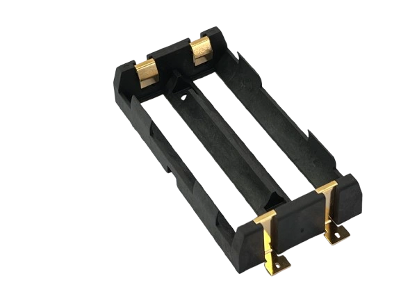 Dual Battery Holder For 18650 SMT,Gold Plated