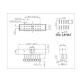 2.0x2.0mm Dual Row Box Header SMT180° H=4.8 Add Housing