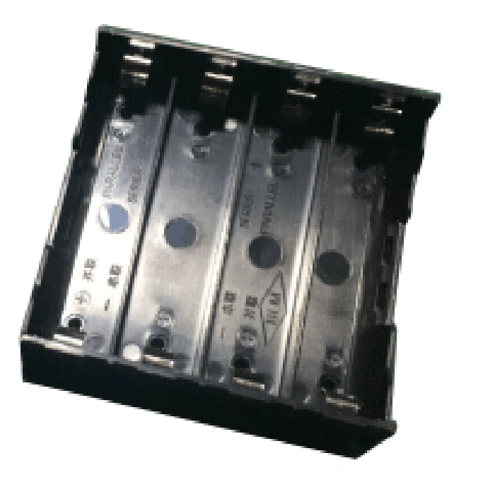 4 pieces 18650 Battery Holder/Box/Case with PC Pins