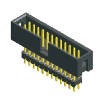 2.54 mm Male Box Header Connector H=9.0 DIP Straight Type Add Housing